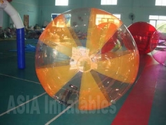 Half Color Water Ball Orange and Transparent, Inflatable Photo Booth