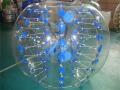 Blue Color Dots Bubble Soccer Ball