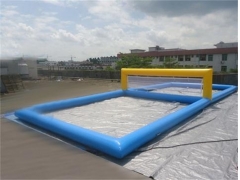 Terrain de volleyball d'eau gonflable