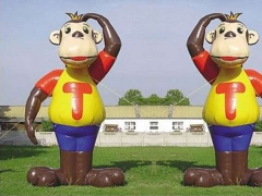 Top Quality Giant Custom Inflatable Monkey For Outdoor Advertising