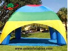 Custom Multicolor Inflatable Tent Protable Inflatable Car Shelter Sun Shelter Four Legs Spider Tent Event Tent