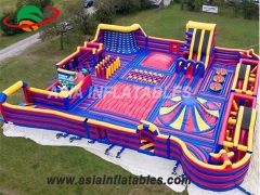 Interactive Inflatable Custom Bouncer Trampoline  Inflatable Theme Park
