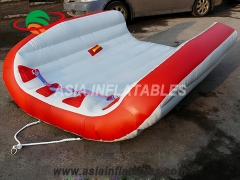 2 personnes sports nautiques plate-forme flottante flyingtube gonflable tractable élégant