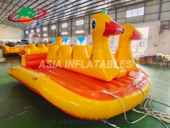Fantastic Fun 6 Riders Inflatable Towable Duck Boat Inflatable UFO Sofa Inflatable Water Toys