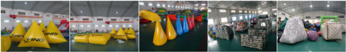 Inflatable Buoys and Paintball Bunker