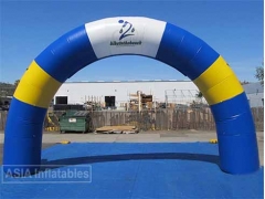 Arche standard gonflable ronde bleue de 20 pieds