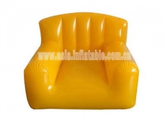 Canapé gonflable jaune