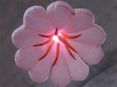 Fleur gonflable à lumière led