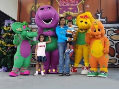 Costume de mascotte Barney