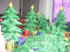 Décoration gonflable arbre de Noël