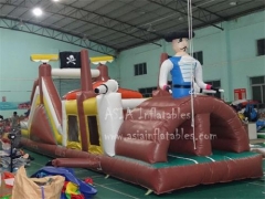 15 'pirate ship slide & obstacle combo