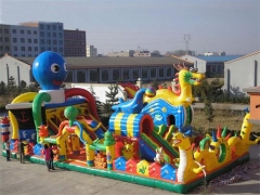 Dragon Fun House and Octopus Slide Combo