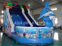 18 Foot Inflatable Shark Slide