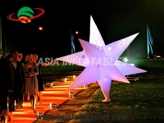 décoration étoile gonflable d'éclairage