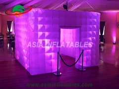  LED lighting inflatable photo booth wall