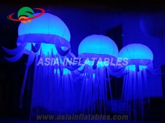 Led lighting giant inflatable jellyfish
