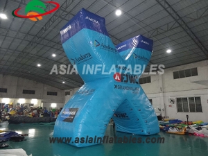 Advertising inflatable X shape letter character