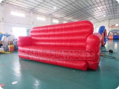 sofa de salon moderne gonflable rouge