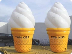 Modèle de crème glacée gonflable mignon 6mh