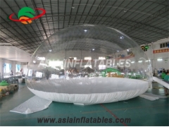 Tente gonflable à bulles transparentes