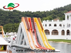 New Styles customize 2 lanes Challange inflatable water slide adult or kids with wholesale price