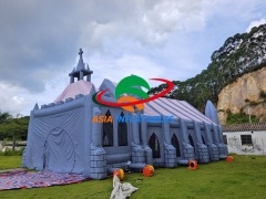 Personnaliser Tente d'église gonflable mobile pour fêtes de mariage