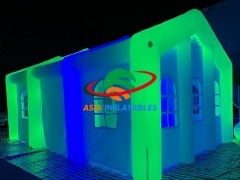 Personnaliser Tente gonflable mobile pour mariage avec lumières LED