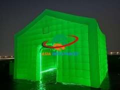 Tente de boîte de nuit mobile gonflable avec éclairage LED