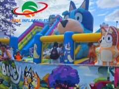 Location de château gonflable combiné #Bluey Jumping Castle fabricants