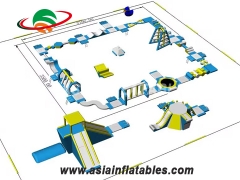 Parc aquatique gonflable certifié TUV