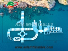 Parc aquatique gonflable durable