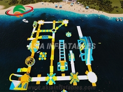 Parc aquatique gonflable flottant en gros