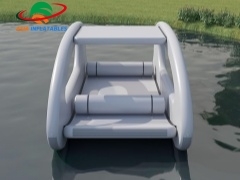 Bateau-maison gonflable