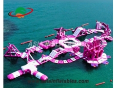 Custom Floating Water Park Inflatable Aqua Park Water Splash Park