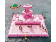 Good Quality Giant Inflatable Water Park Floating Island Platform